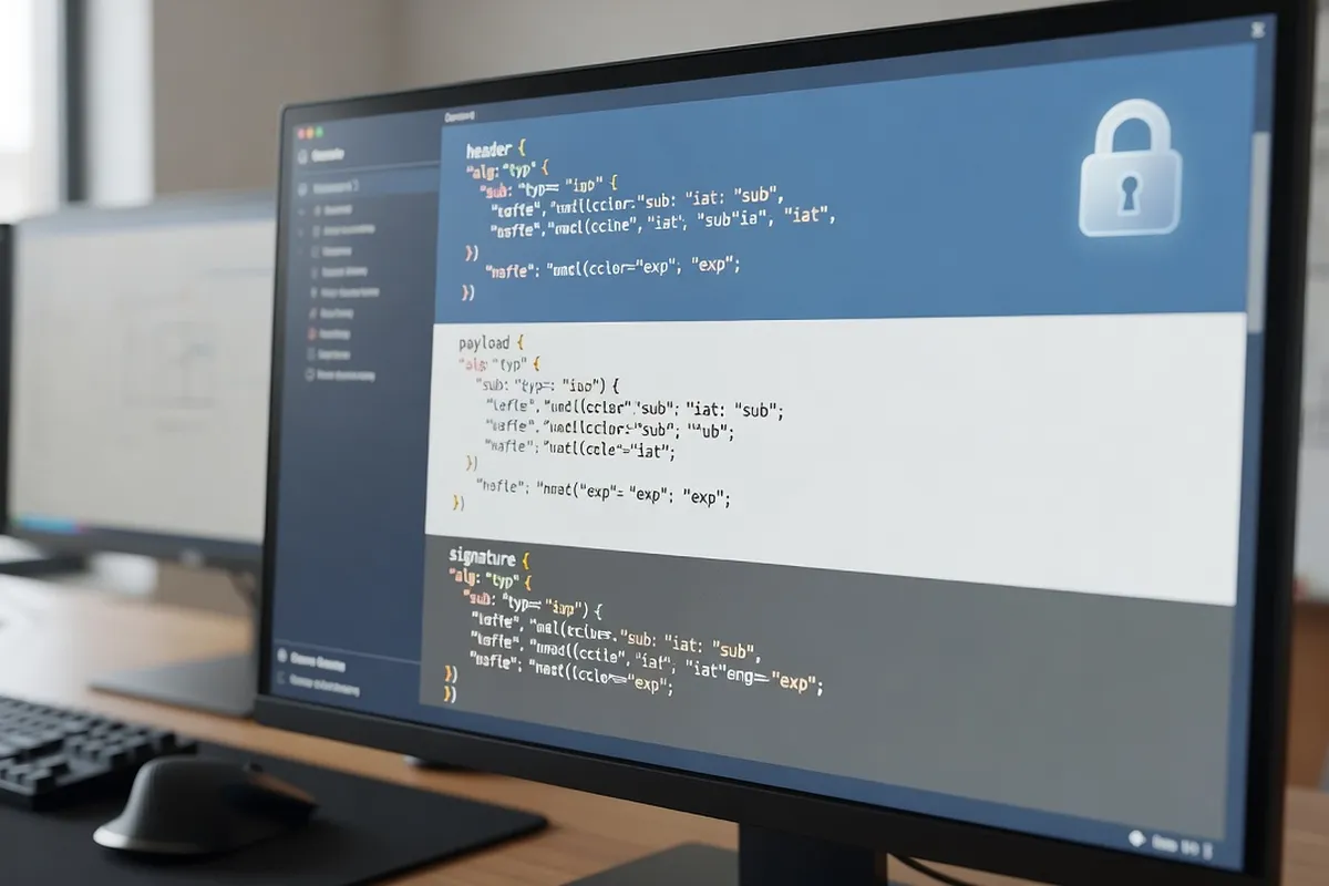 Schema d'authentification JWT et OAuth2 sur une API Symfony