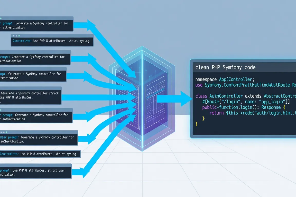 Prompt engineering pour développeurs PHP/Symfony : guide pratique 2026