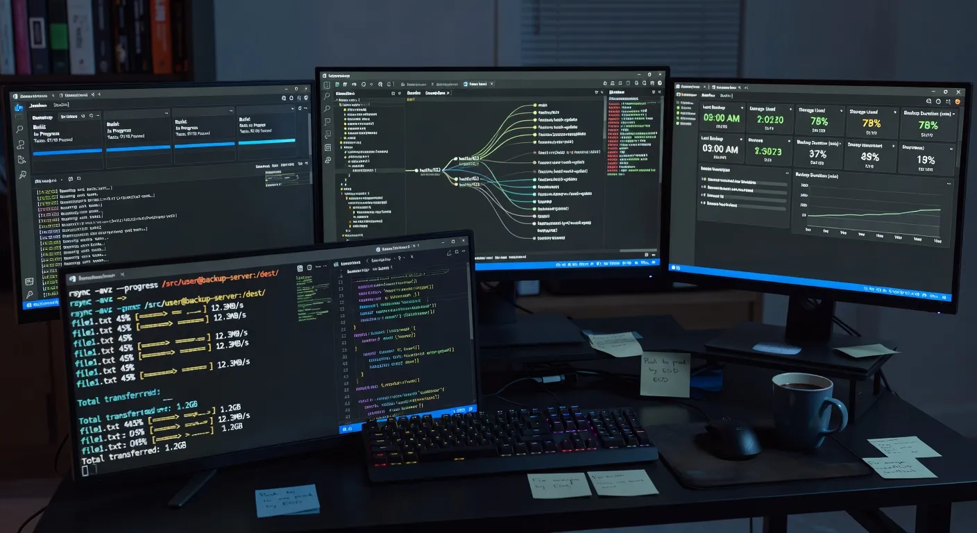 Sauvegarder ses projets de développement - Git, CI/CD et backup